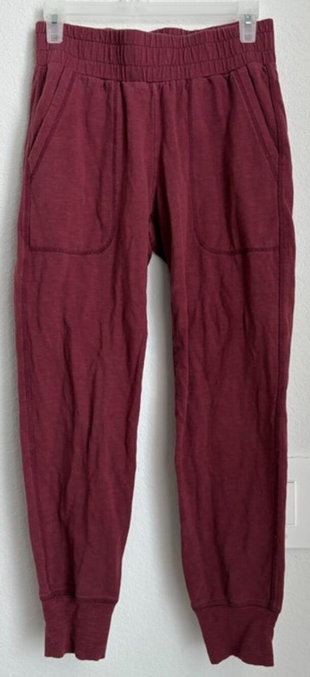 CAbi Womens Cotton Blend Terracotta Jogger Size XS
